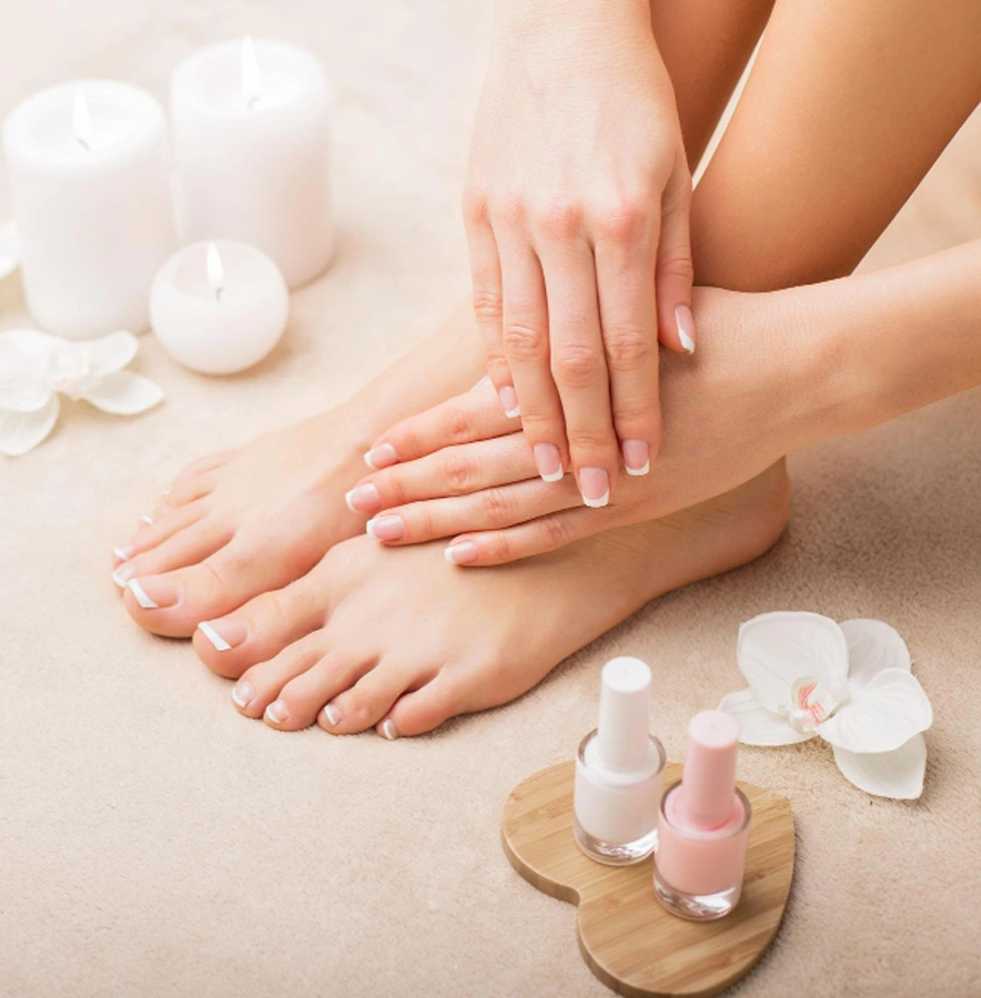 French manicure pedicure